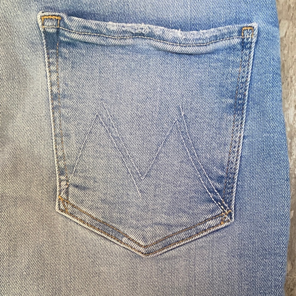 MOTHER Light Blue Flare Jeans - Picture 9 of 9